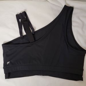 Fabletics One Should Strap Black Sports Bra